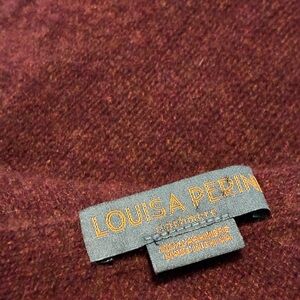 Louisa Perini Burgundy Cashmere Scarf